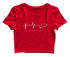 Faith. Hope. Love ECG Christianity Womens Crop Tops